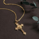Colar Cruz com Strass