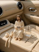 Enfeite de Carro Jesus com Terço