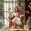 Placa Jesus em Acrílico