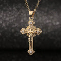 Colar Cruz com Strass